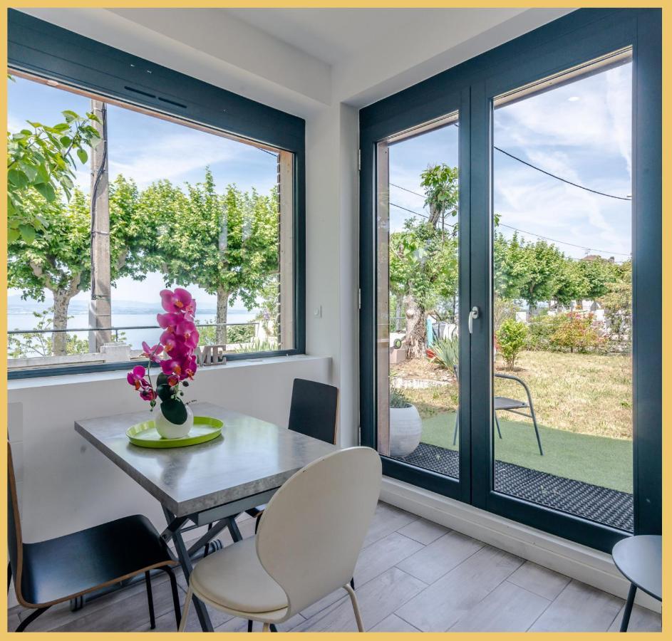 Appartement Cozy 1 Panoramique Lac Leman トノン・レ・バン エクステリア 写真