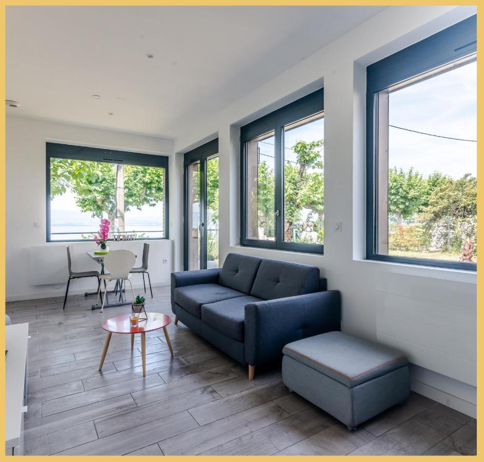 Appartement Cozy 1 Panoramique Lac Leman トノン・レ・バン エクステリア 写真