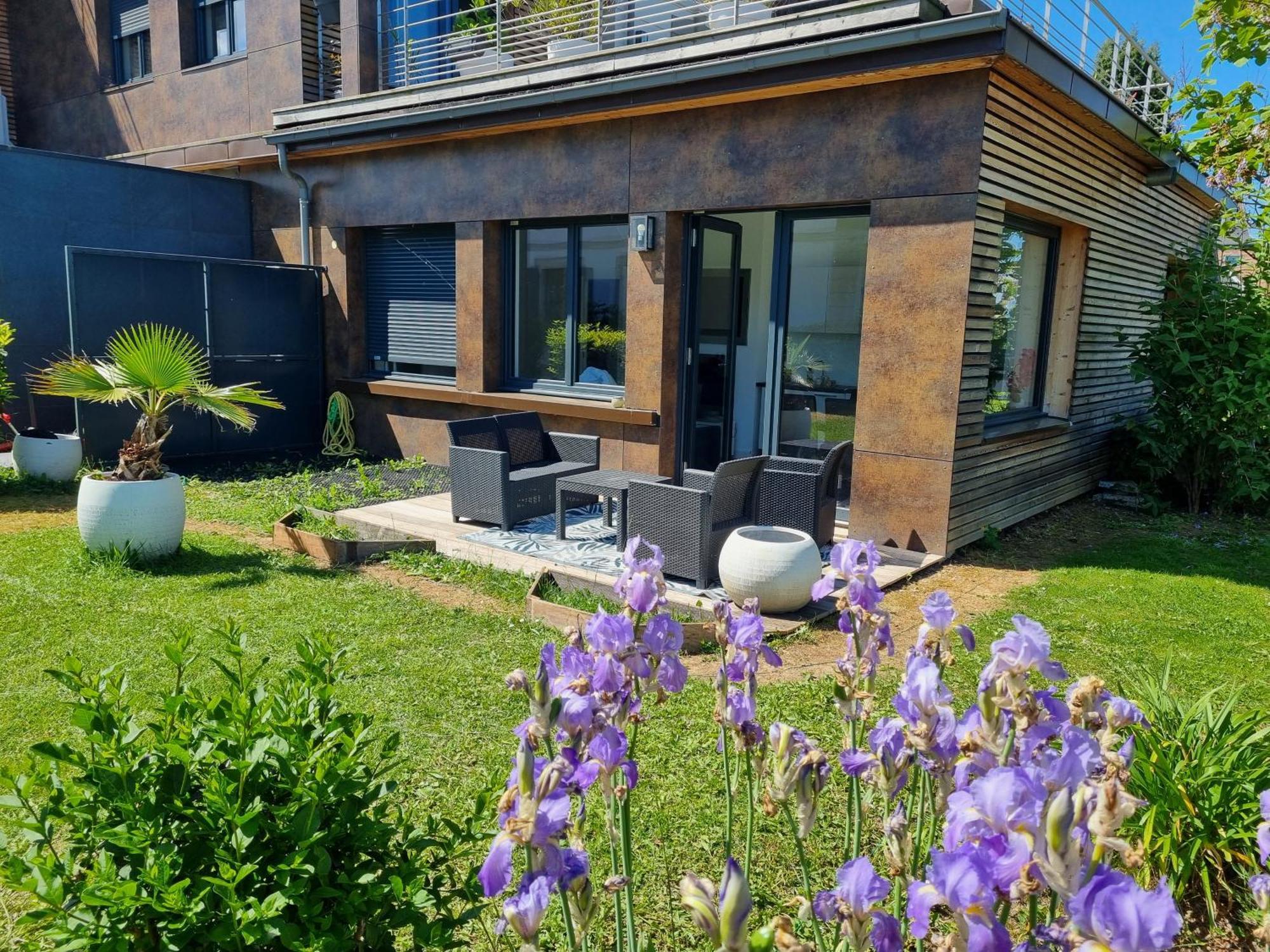 Appartement Cozy 1 Panoramique Lac Leman トノン・レ・バン エクステリア 写真